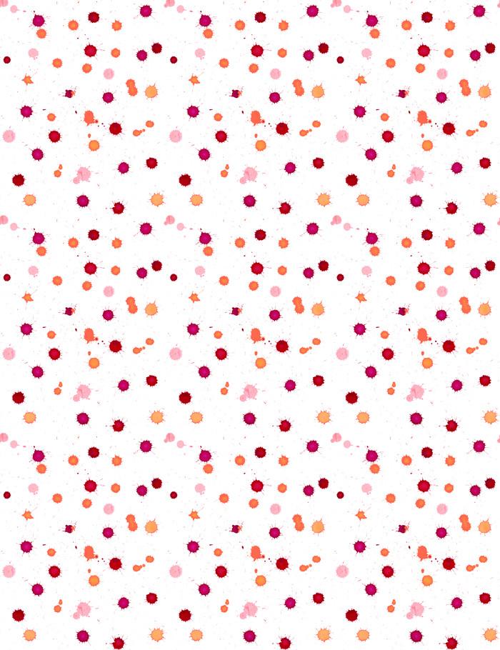splattered watermelon creamsicle