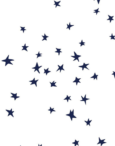 star wallpaper navy on white