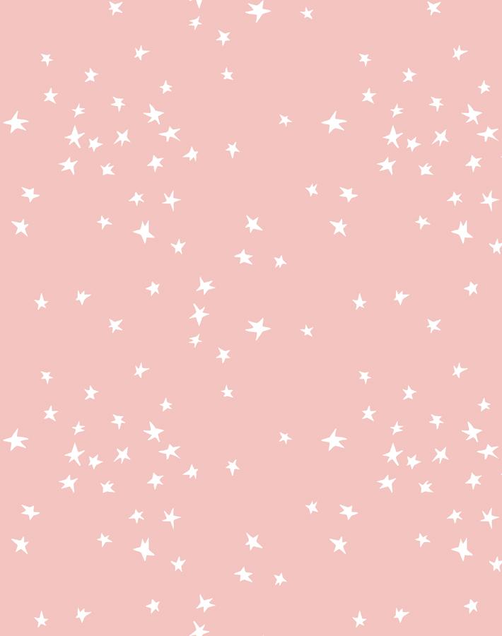 'Star' Wallpaper by Clare V. - Pink