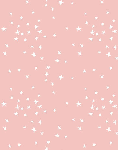 'Star' Wallpaper by Clare V. - Pink