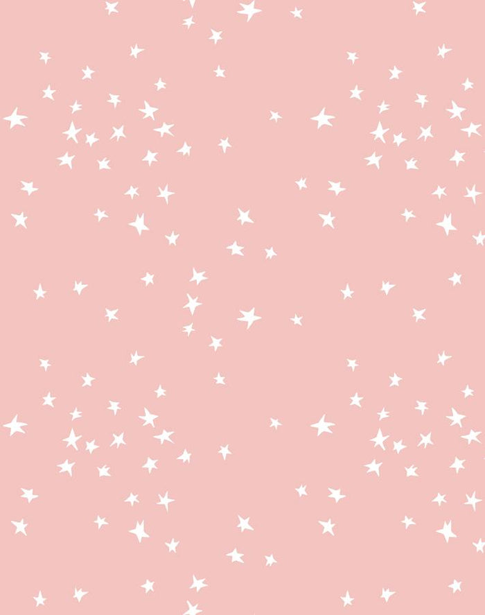 'Star' Wallpaper by Clare V. - Pink