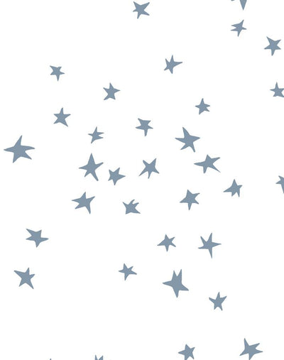 star wallpaper silver on white