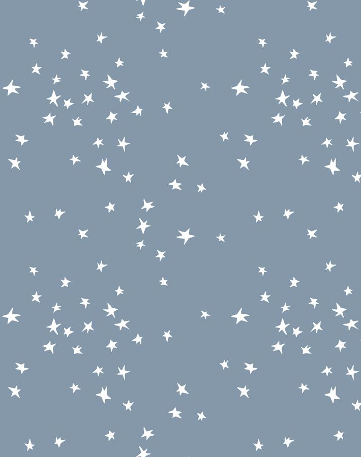 'Star' Wallpaper by Clare V. - Silver