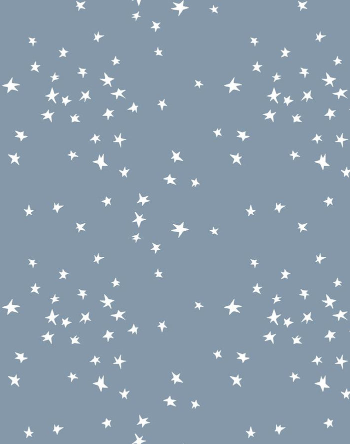 'Star' Wallpaper by Clare V. - Silver