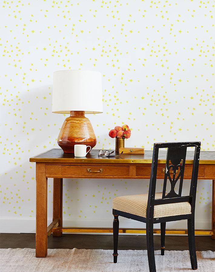 star-wallpaper-yellow-on-white