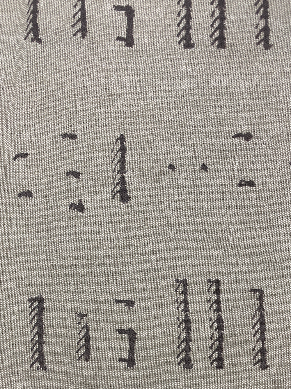 fabric by the yard stitch chocolate on california cotton