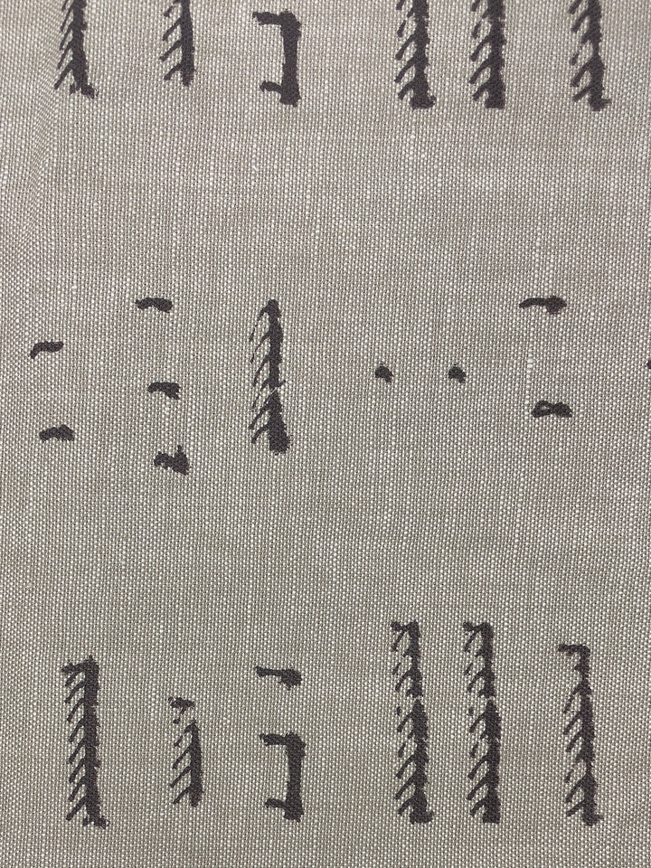 fabric by the yard stitch chocolate on california cotton