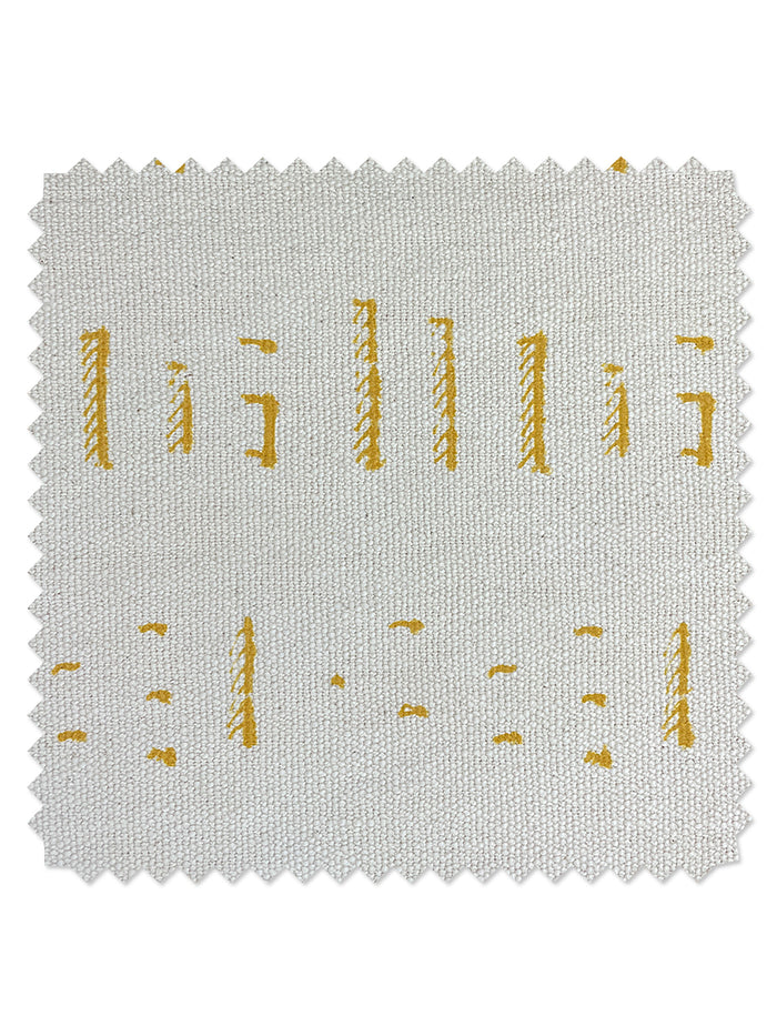 'Stitch' California Cotton Fabric by Nathan Turner - Gold