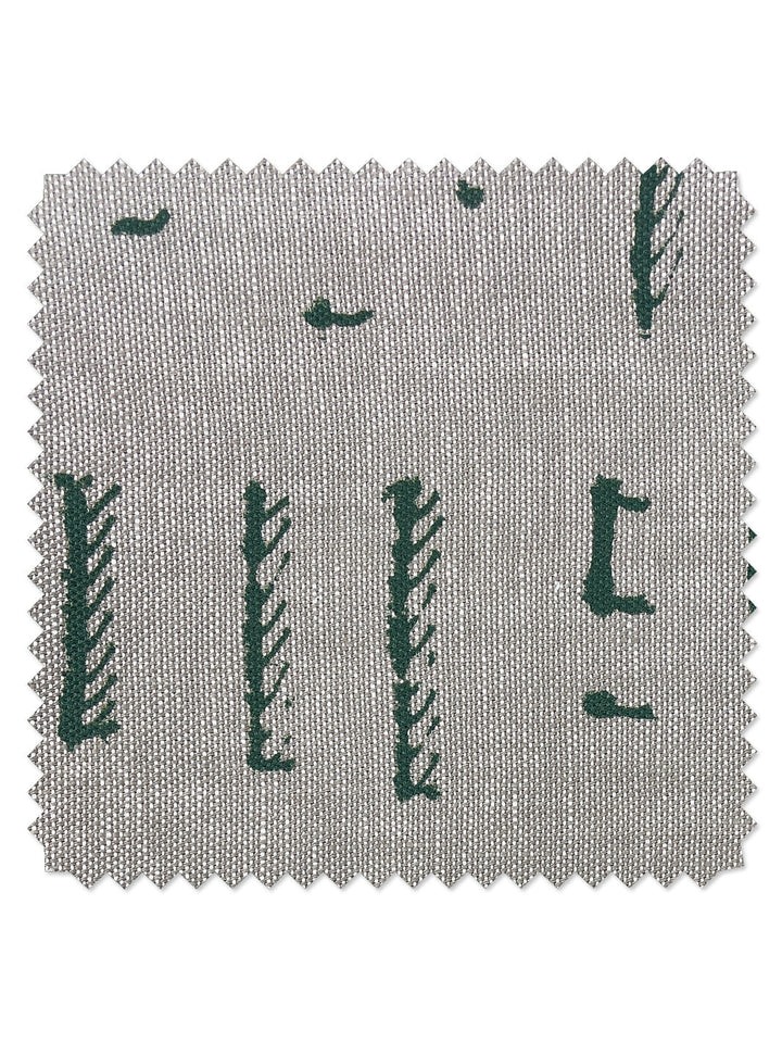fabric by the yard stitch green on california cotton