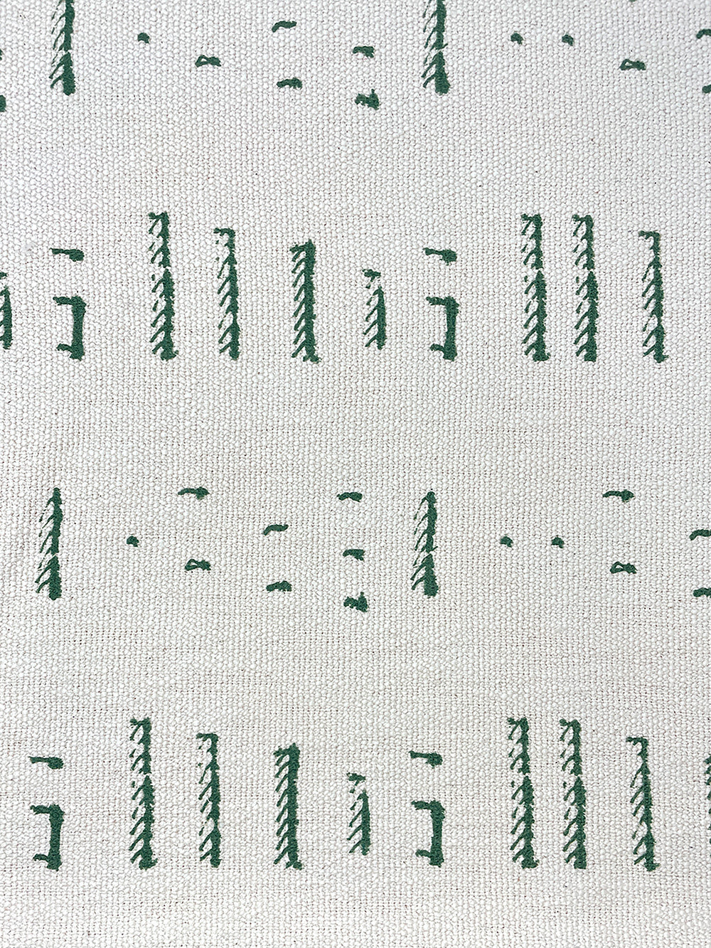 fabric by the yard stitch green on california cotton