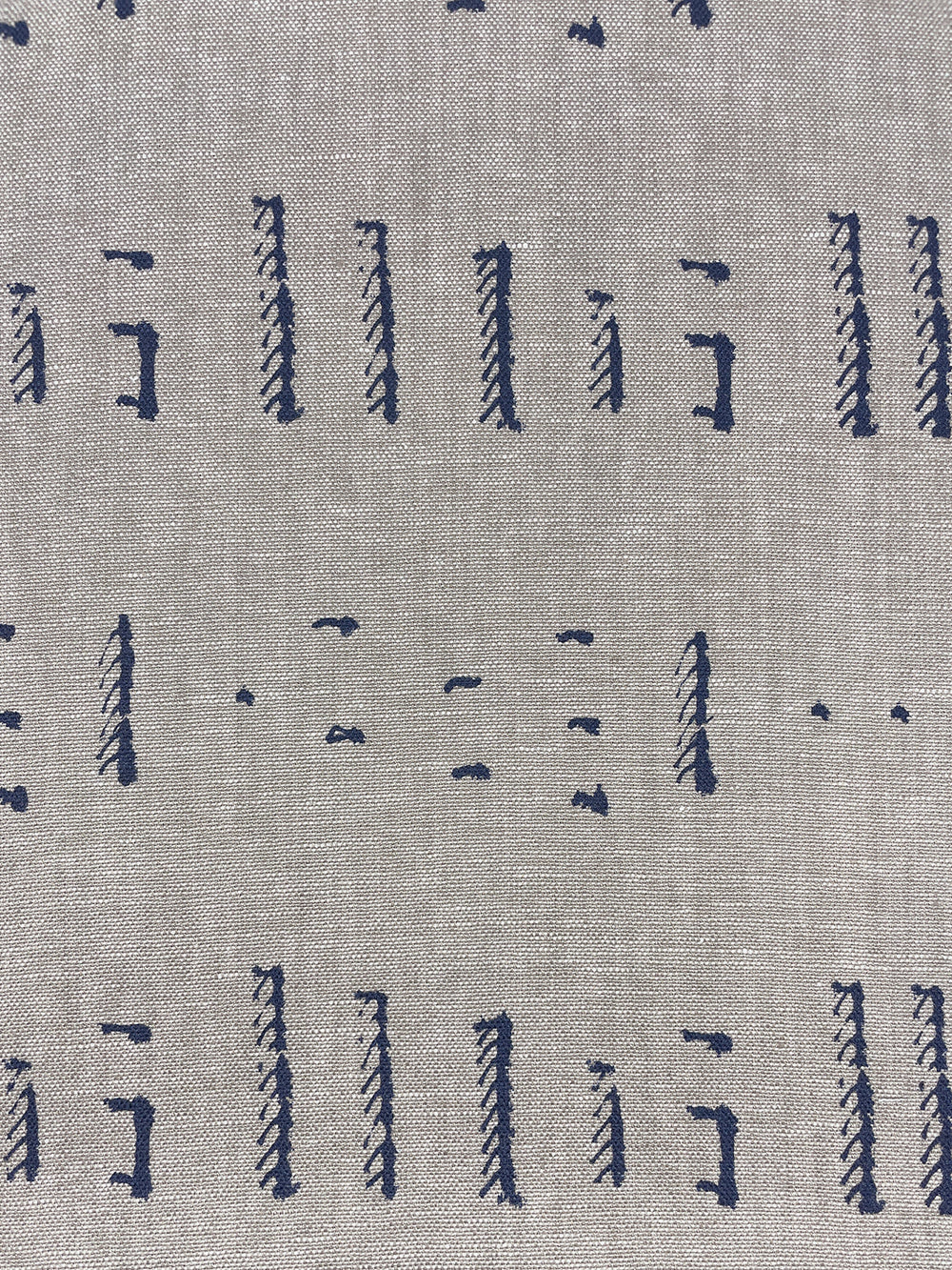 fabric by the yard stitch navy on california cotton
