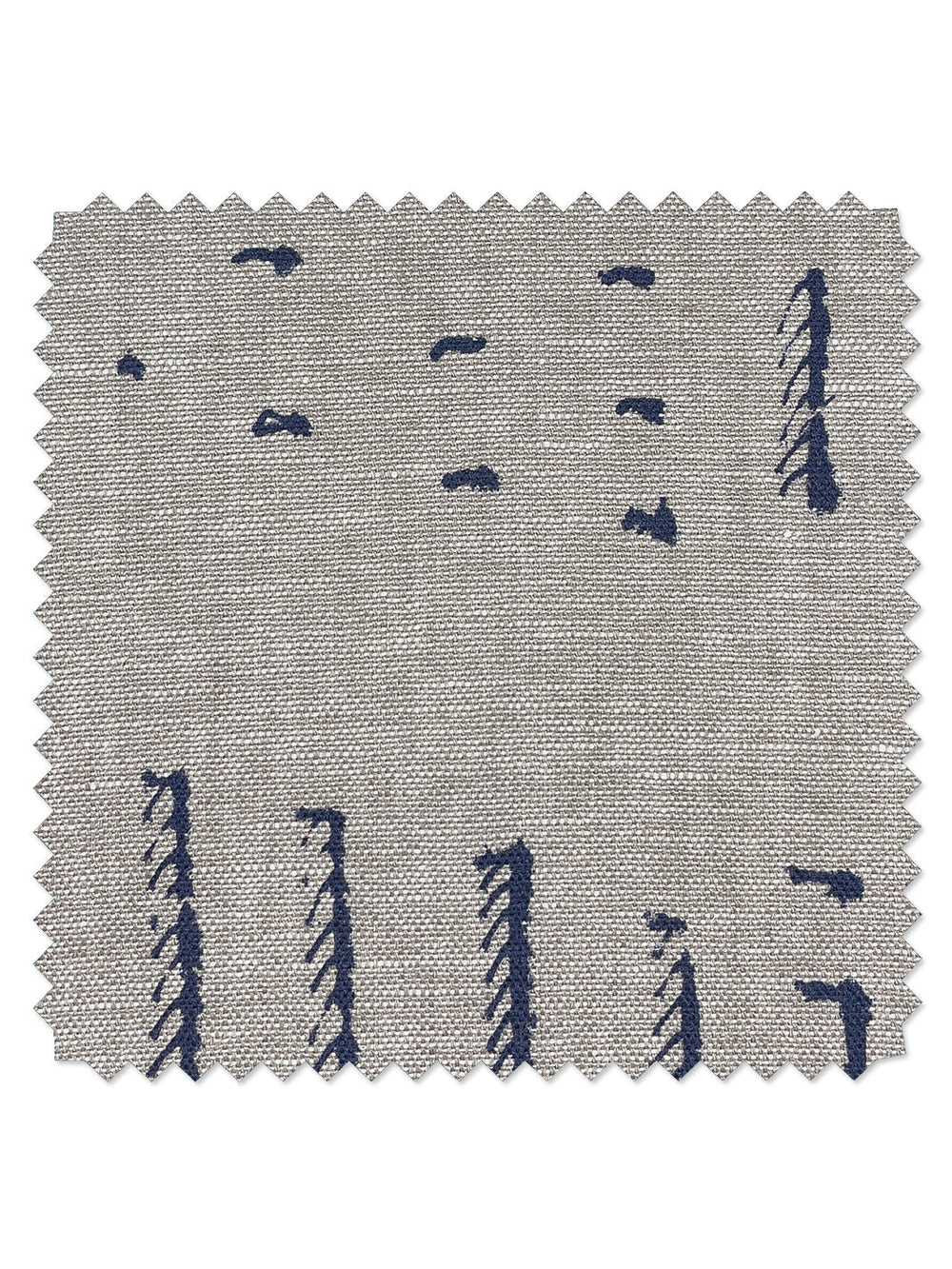 fabric by the yard stitch navy on california cotton