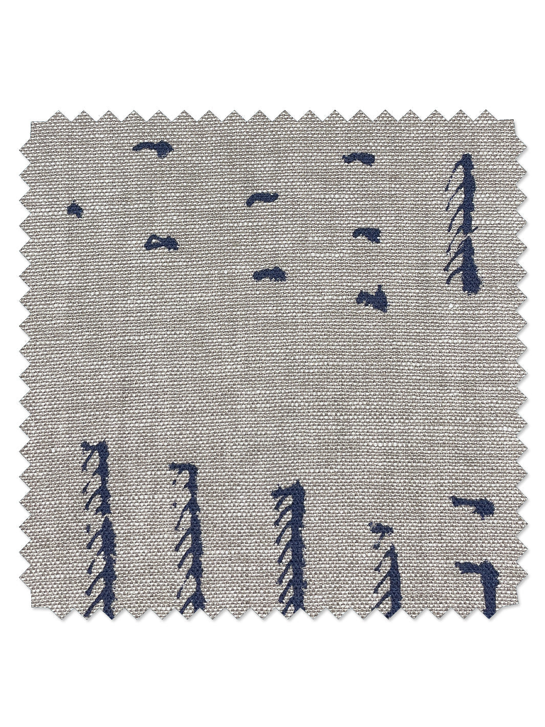 fabric by the yard stitch navy on california cotton