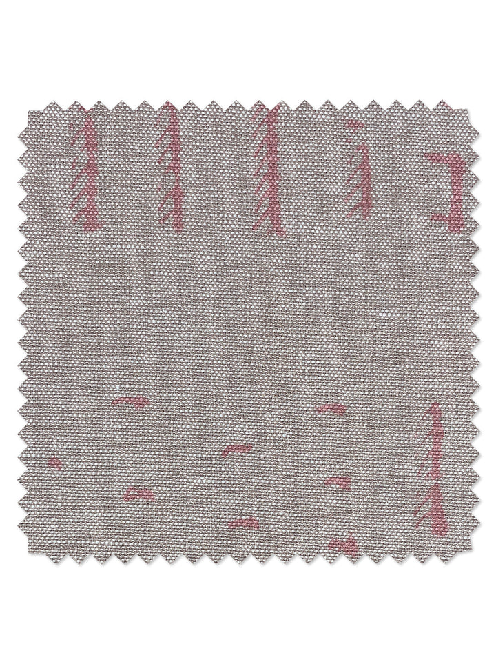 fabric by the yard stitch pink on california cotton