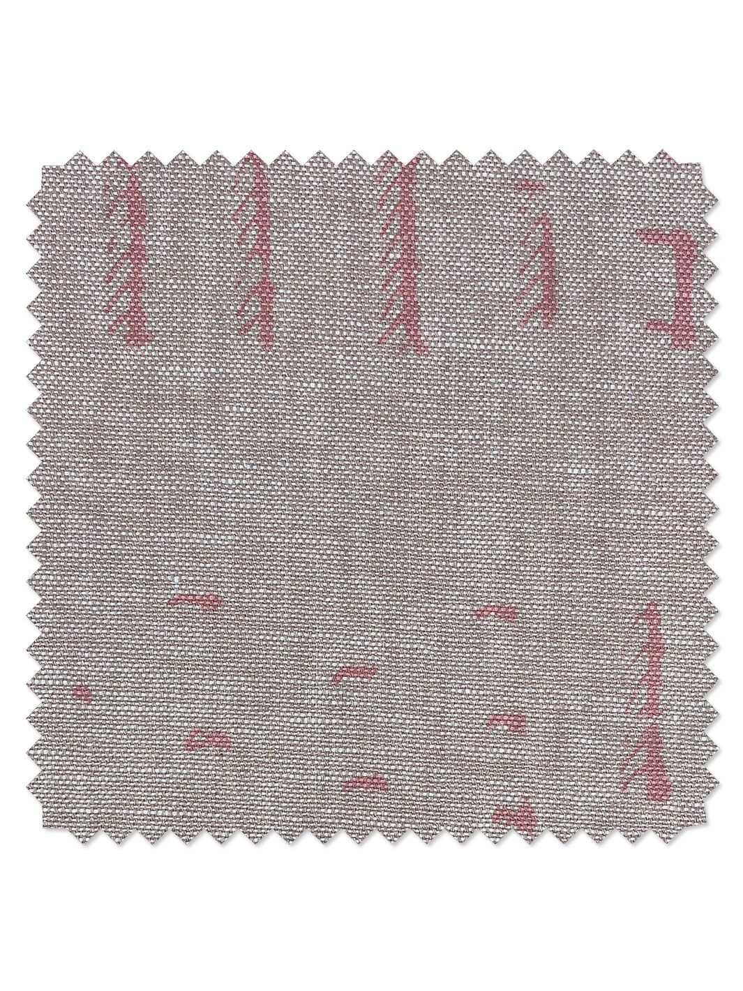 fabric by the yard stitch pink on california cotton