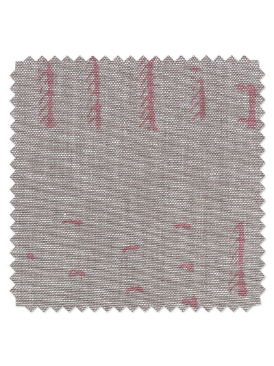 fabric by the yard stitch pink on california cotton
