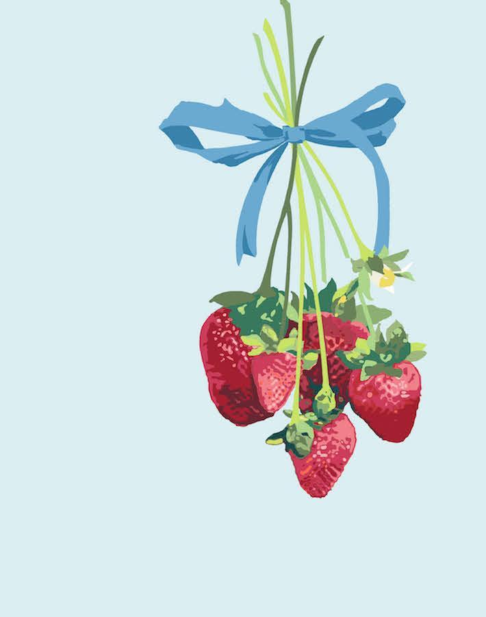 'Strawberry Is My Jam' Wallpaper by Nathan Turner - Sky