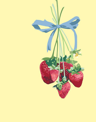 'Strawberry Is My Jam' Wallpaper by Nathan Turner - Yellow