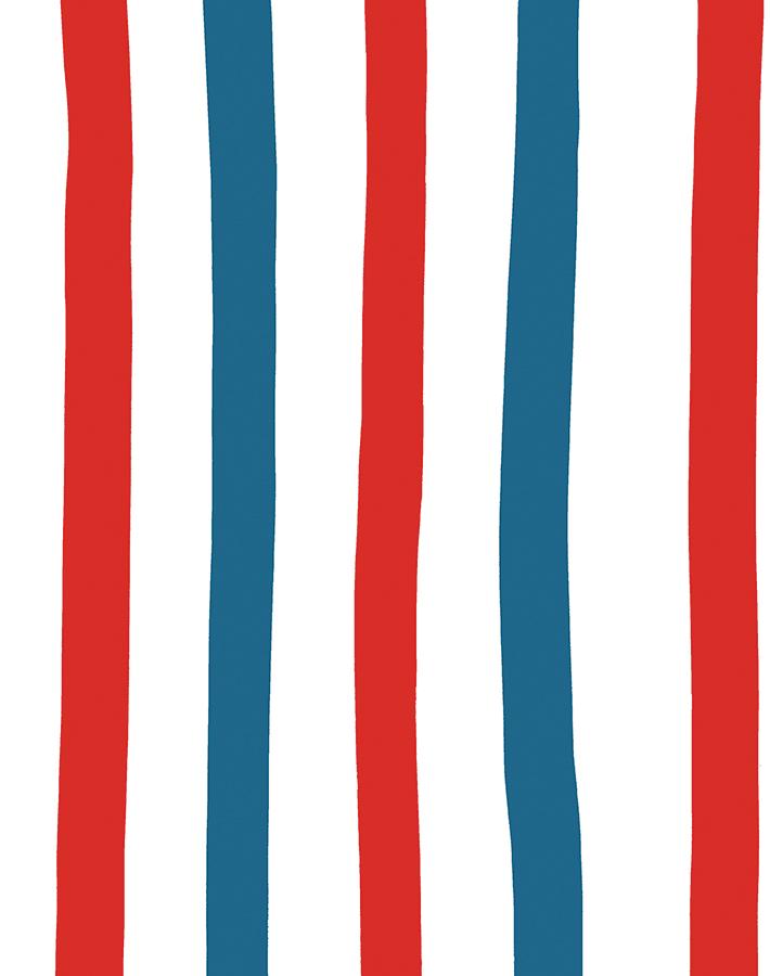 stripes red blue