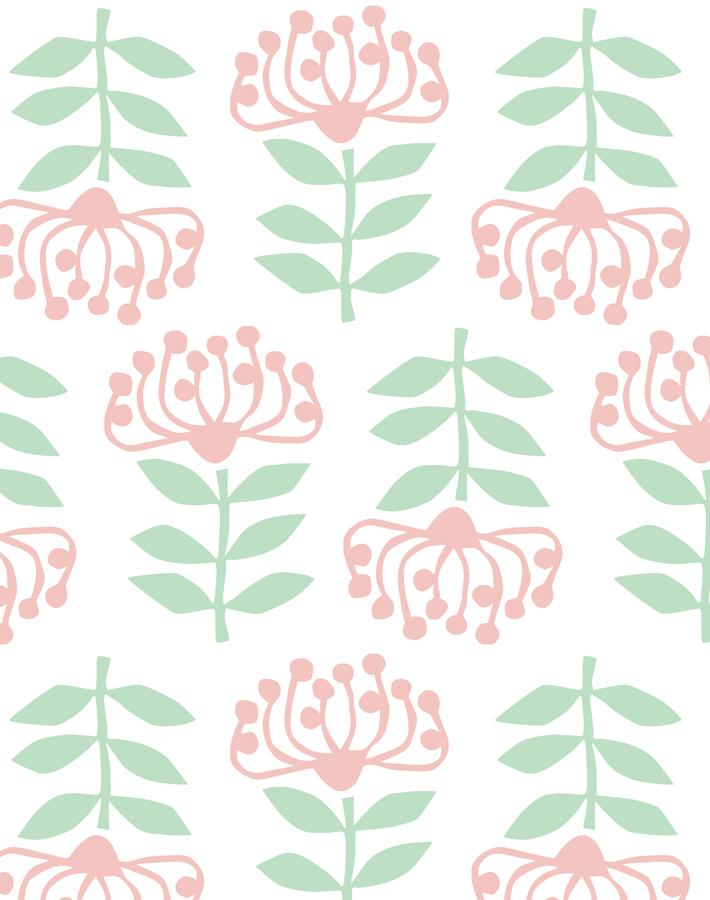 stylized papyrus pink