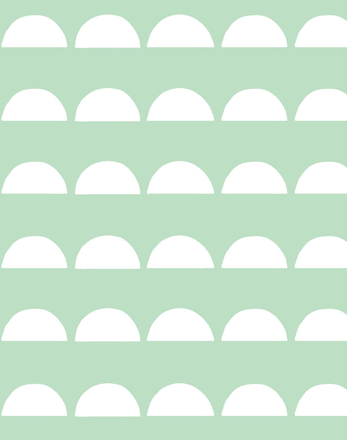 'Sun Tile' Wallpaper by Tea Collection - Aventurine