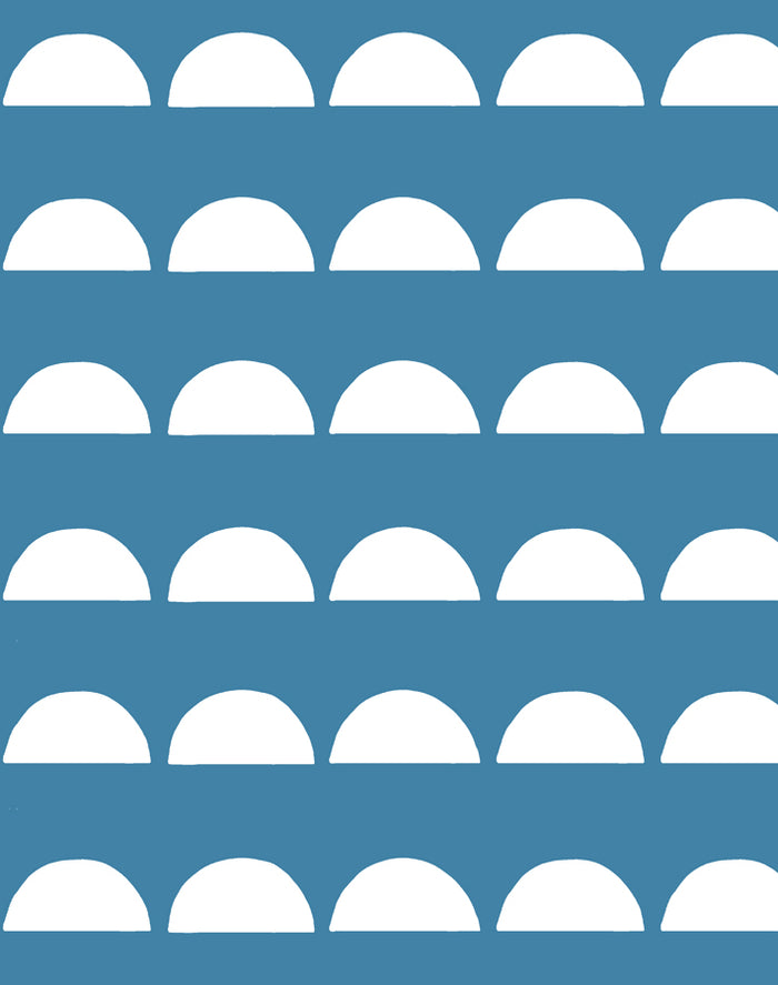'Sun Tile' Wallpaper by Tea Collection - Lapis