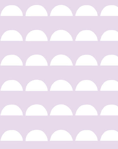 'Sun Tile' Wallpaper by Tea Collection - Lavender