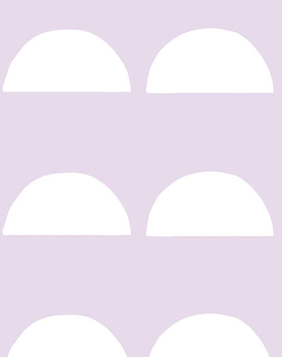 'Sun Tile' Wallpaper by Tea Collection - Lavender