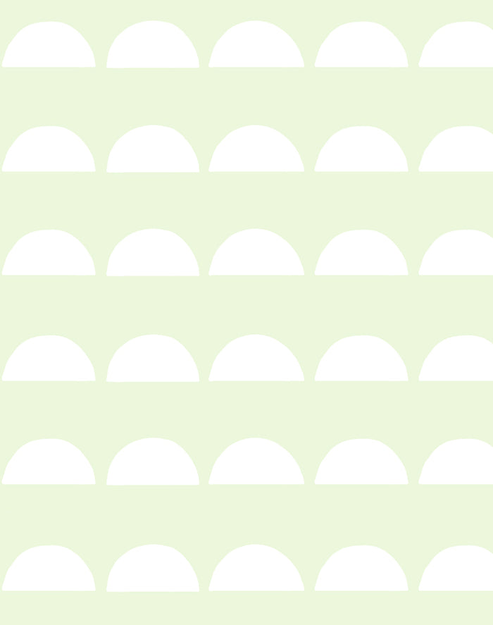 'Sun Tile' Wallpaper by Tea Collection - Pistachio