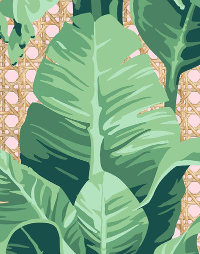 'Sunnylands Palm' Wallpaper by Nathan Turner - Ballet Slipper