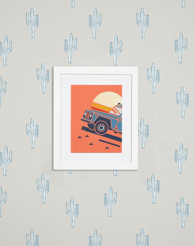 Artshoppe Sunset Jeep by Tea Collection