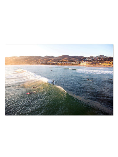 'Surfing Prismo Beach' on Acrylic by Nathan Turner