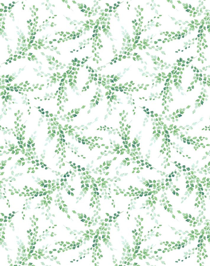 'Sweet Caroline' Wallpaper by Wallshoppe - Green