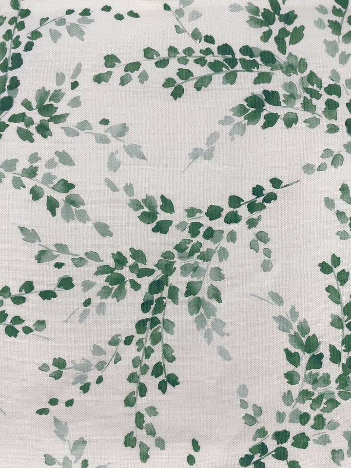 fabric by the yard sweet caroline green on linen