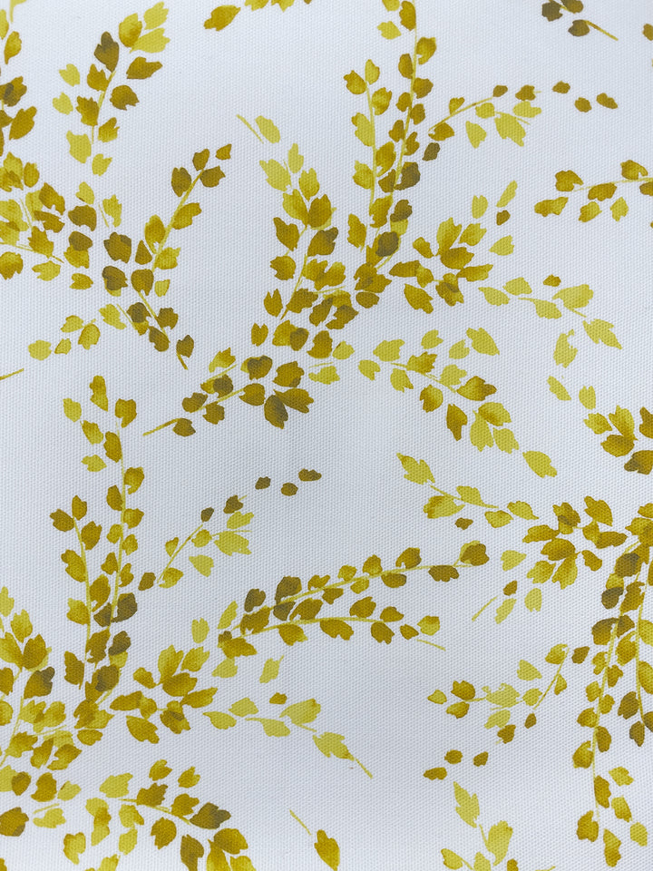 fabric by the yard sweet caroline yellow on hopsack