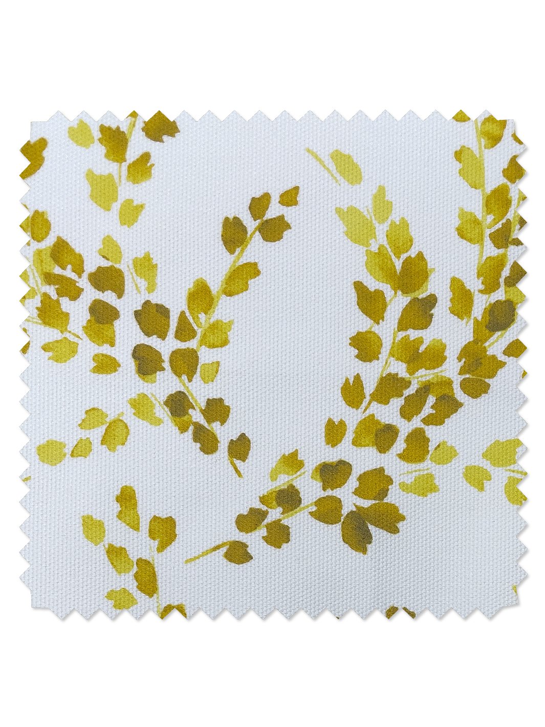 fabric by the yard sweet caroline yellow on raw canvas