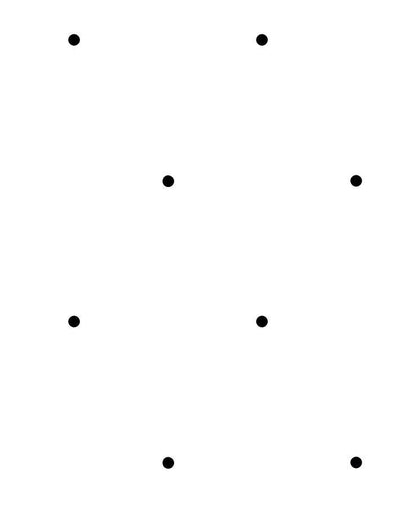 signature dot black on white