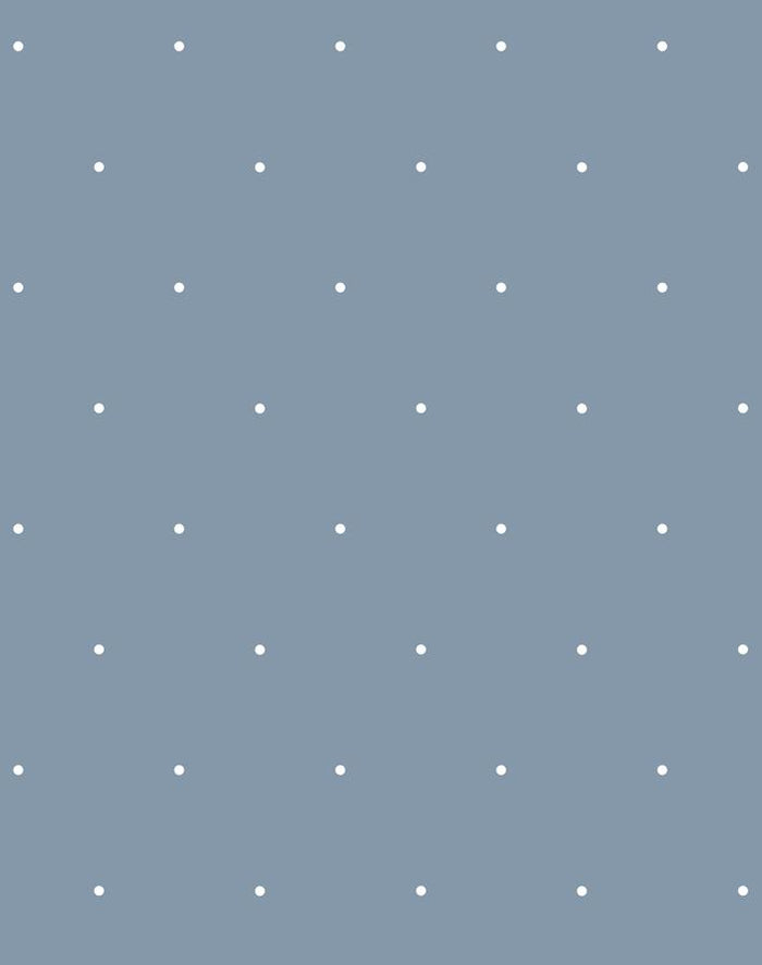 'Signature Dot' Wallpaper by Sugar Paper - French Blue