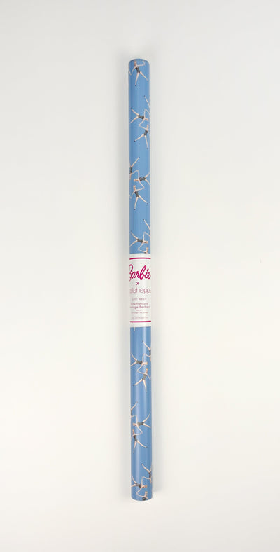 Synchronized Vintage Barbie™ Gift Wrap - Denim