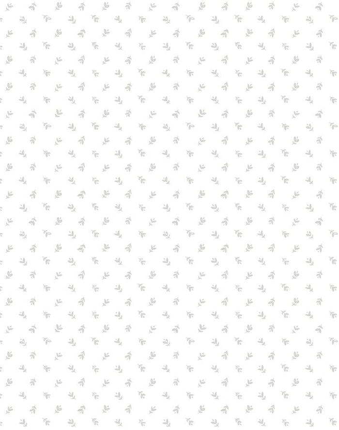 'Teensy Floral' Wallpaper by Sugar Paper - Grey On White