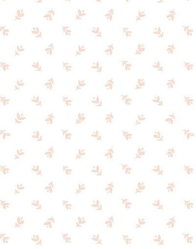 'Teensy Floral' Wallpaper by Sugar Paper - Pink On White