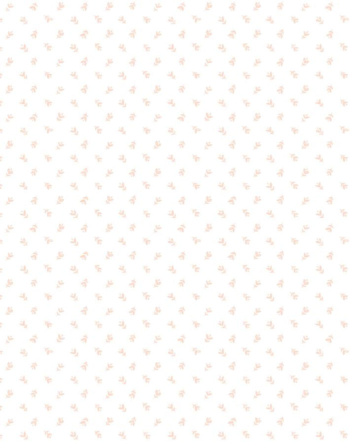 'Teensy Floral' Wallpaper by Sugar Paper - Pink On White
