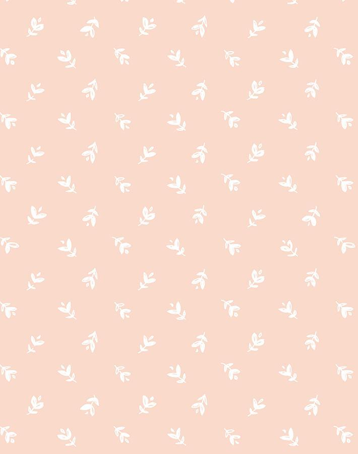'Teensy Floral' Wallpaper by Sugar Paper - Pink