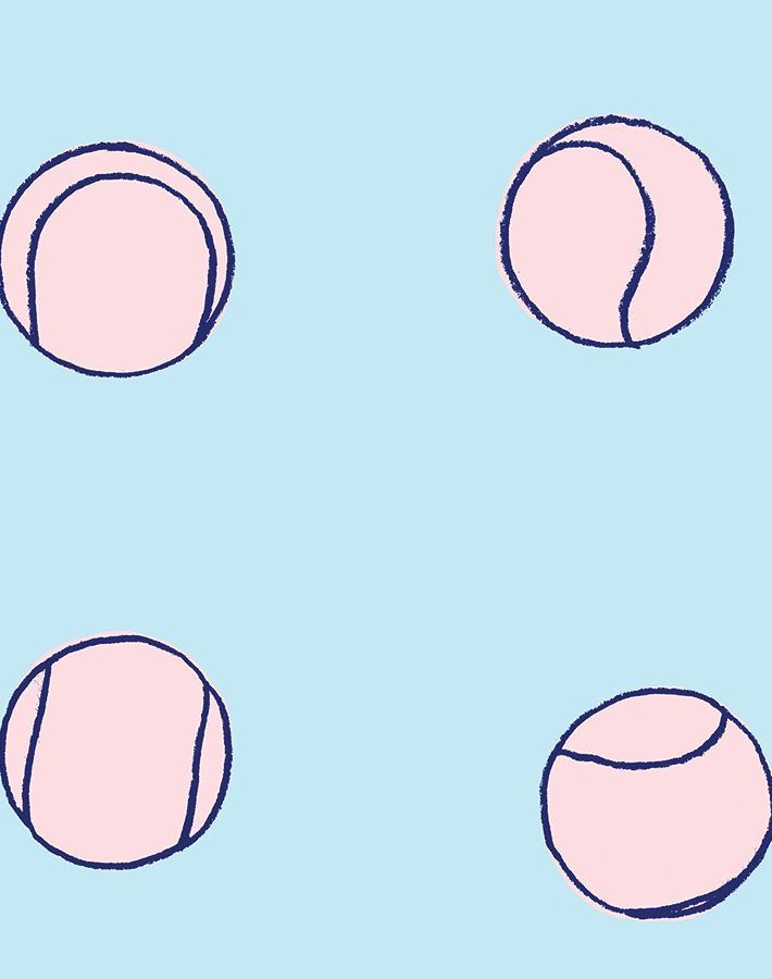 tennis balls sky
