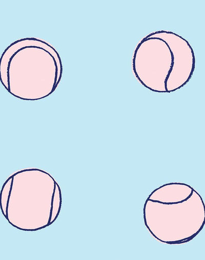 tennis balls sky