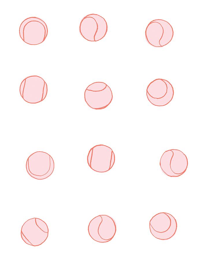 tennis balls watermelon
