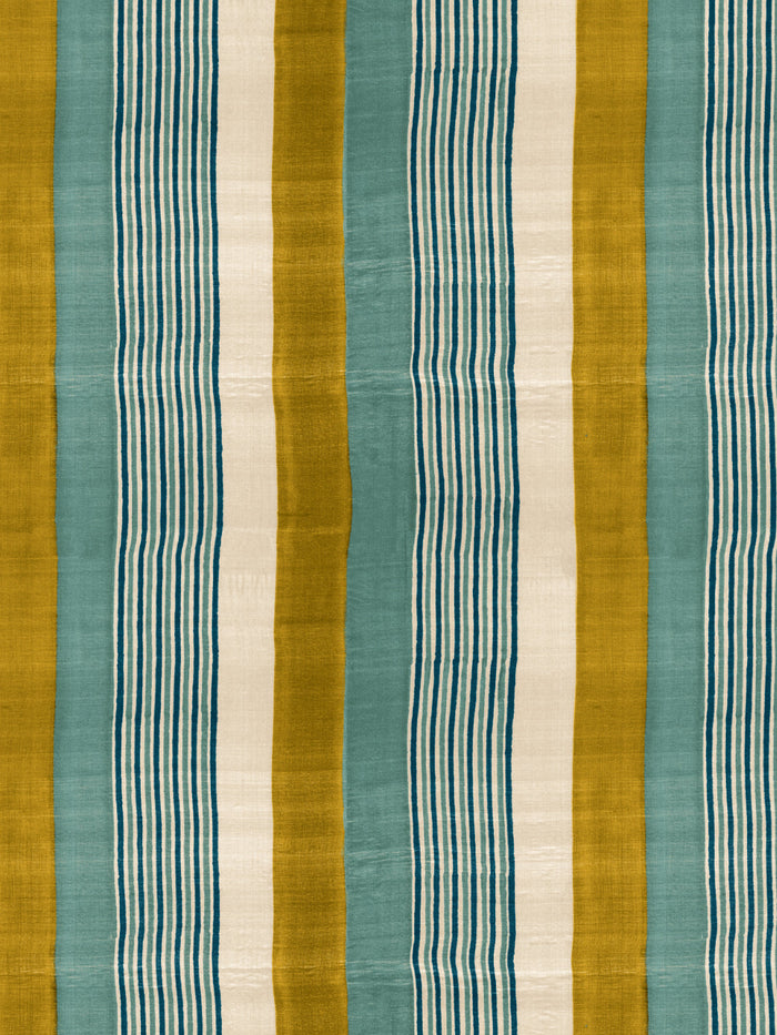 'Tent Stripe Large' Wallpaper by Chris Benz - Mustard