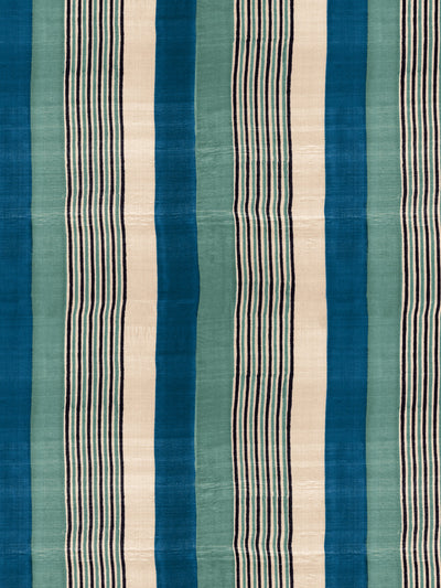 tent stripe large wallpaper chris benz seaglass blue