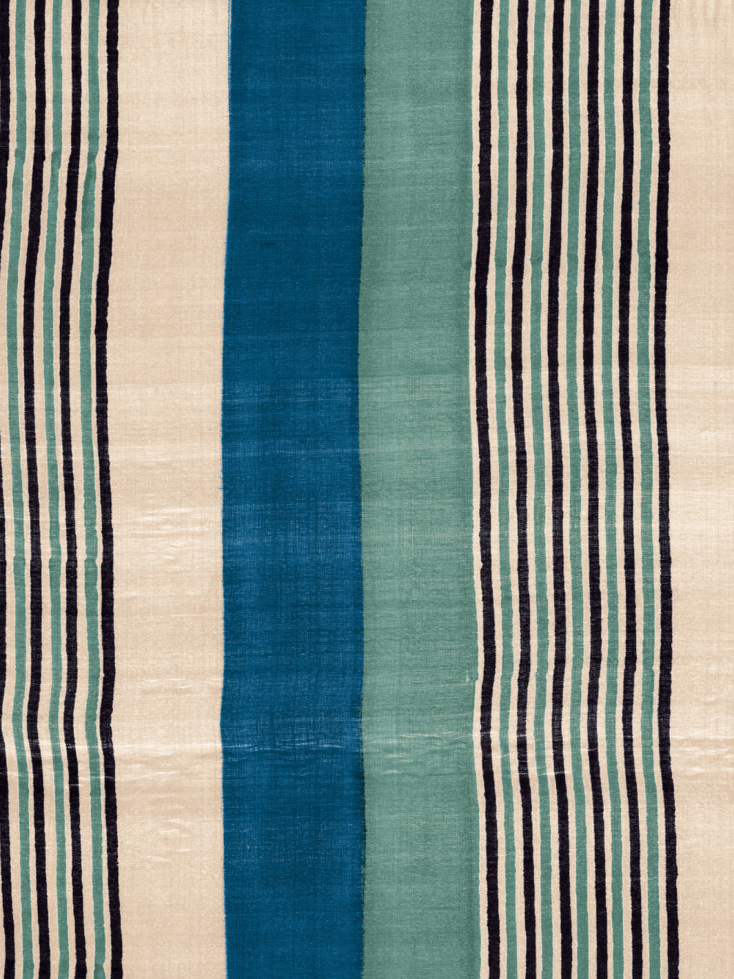 tent stripe large wallpaper chris benz seaglass blue