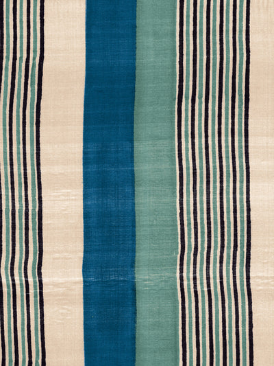 tent stripe large wallpaper chris benz seaglass blue